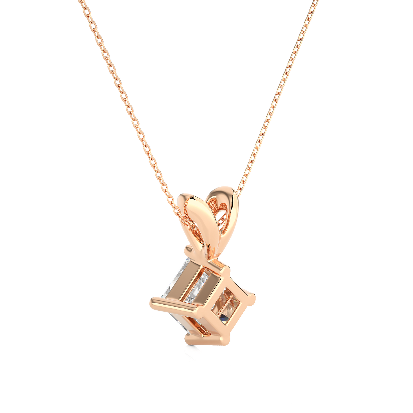 1.15 CT Princess Cut Lab Grown Diamond Solitaire Pendant/CVD Diamond Pendant/Gold Diamond Pendant/1 Ct Diamond Pendant/Solitaire Diamond Pendant/Anniversary Gift For Her/igi Certified/Ethical Diamond/Silver Pendant/Gold Pendant/CVD Diamond Pendant/E Color Diamond/VS Clarity Diamond/Manmade Diamond/Lab Grown Diamond/Pendant Necklace/Princess Cut Diamond/Pendant