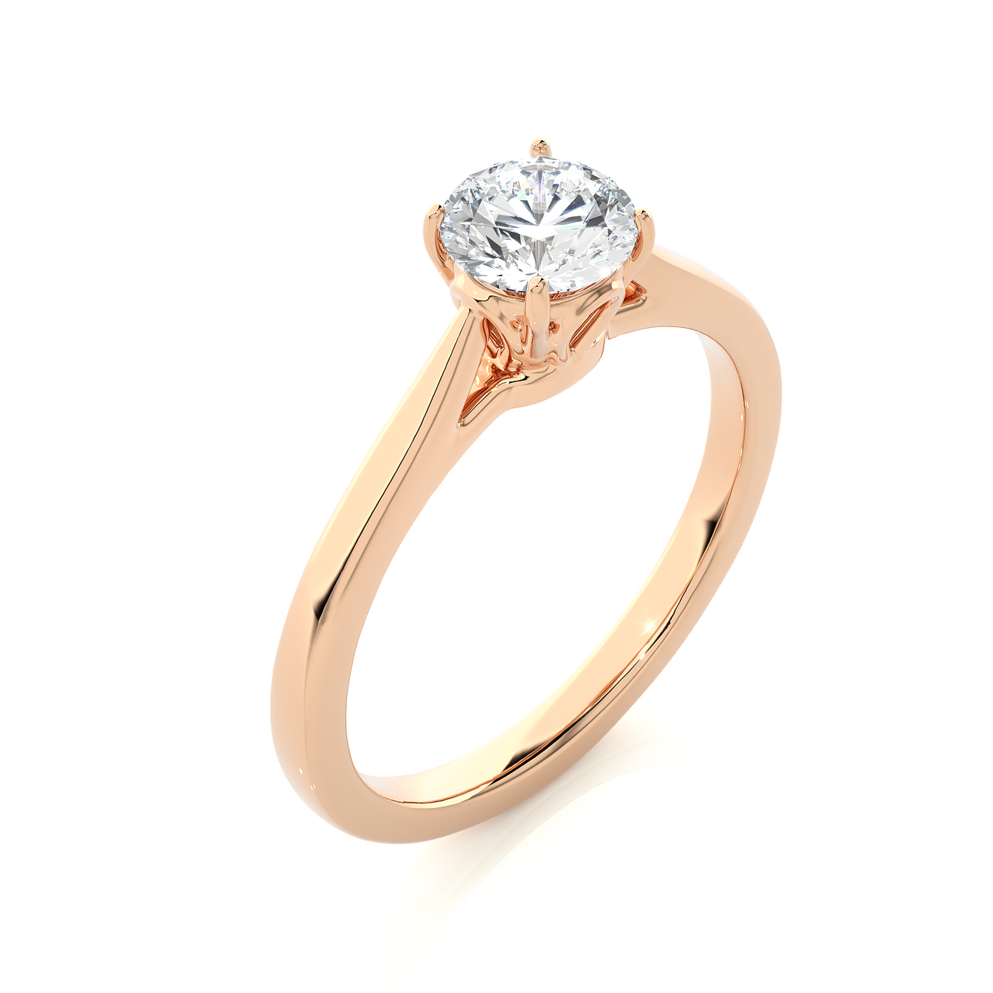 1.5 ct Classic Solitaire Ring/Wedding Ring/F Color/VS Clarity/1 Ct Diamond Ring/CVD Diamond Ring/Round Cut Diamond/Prong Set/10k Gold/14k Gold/18k Gold/Yellow Gold/White Gold/Rose Gold/Anniversary Gift