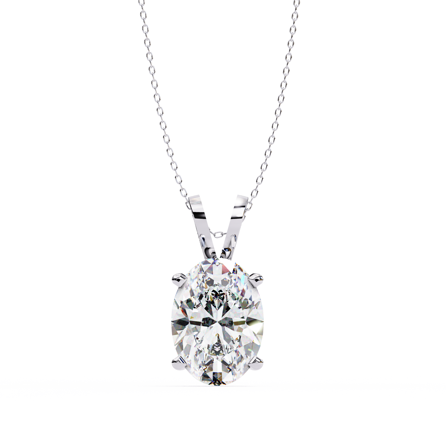 2.5 Ct Oval Cut Lab Grown Diamond Four Prong Gold Pendant/CVD Diamond Pendant/Gold Diamond Pendant/2 Ct Diamond Pendant/Solitaire Diamond Pendant/Anniversary Gift For Her/igi Certified/Ethical Diamond/Silver Pendant/Gold Pendant/CVD Diamond Pendant/EF Color Diamond/VS Clarity Diamond/Manmade Diamond/Lab Grown Diamond/Pendant Necklace/Oval Cut Diamond/Pendant