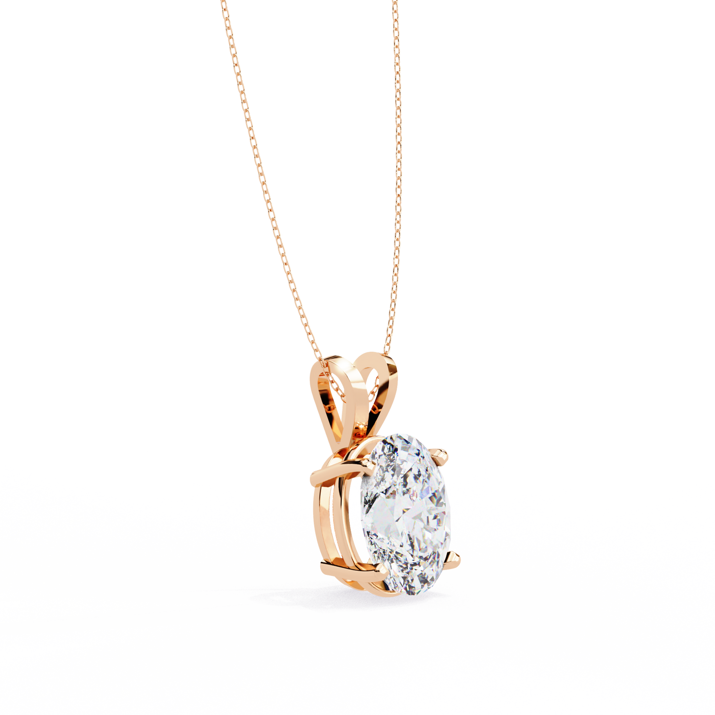 2.5 Ct Oval Cut Lab Grown Diamond Four Prong Gold Pendant/CVD Diamond Pendant/Gold Diamond Pendant/2 Ct Diamond Pendant/Solitaire Diamond Pendant/Anniversary Gift For Her/igi Certified/Ethical Diamond/Silver Pendant/Gold Pendant/CVD Diamond Pendant/EF Color Diamond/VS Clarity Diamond/Manmade Diamond/Lab Grown Diamond/Pendant Necklace/Oval Cut Diamond/Pendant