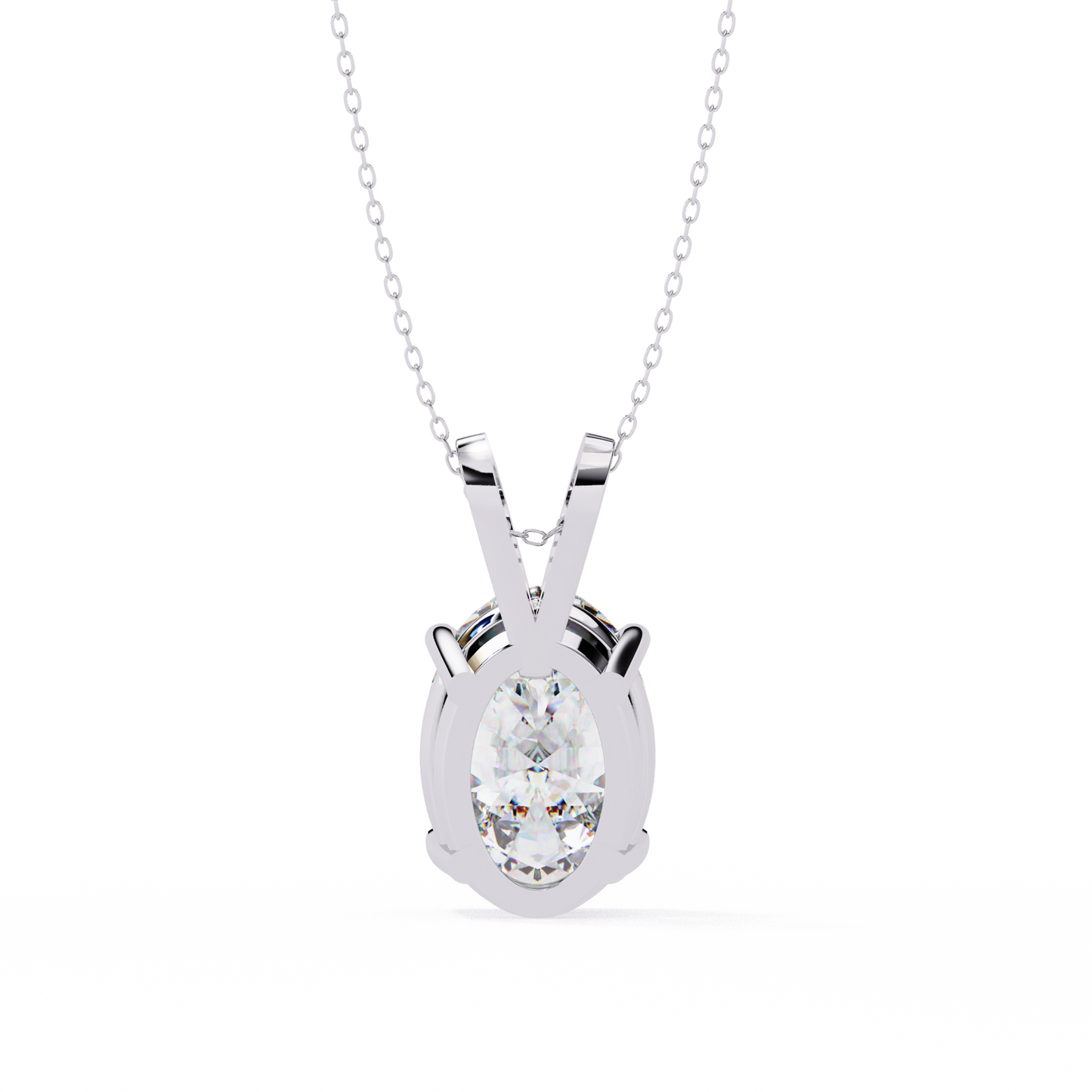 2.5 Ct Oval Cut Lab Grown Diamond Four Prong Gold Pendant/CVD Diamond Pendant/Gold Diamond Pendant/2 Ct Diamond Pendant/Solitaire Diamond Pendant/Anniversary Gift For Her/igi Certified/Ethical Diamond/Silver Pendant/Gold Pendant/CVD Diamond Pendant/EF Color Diamond/VS Clarity Diamond/Manmade Diamond/Lab Grown Diamond/Pendant Necklace/Oval Cut Diamond/Pendant