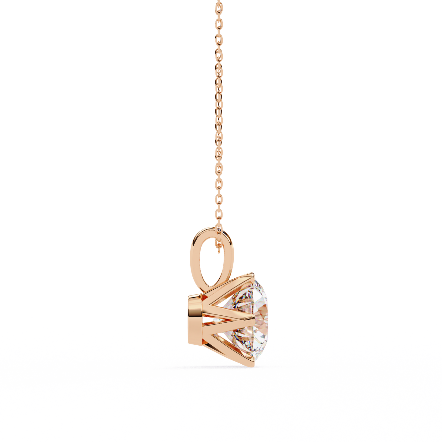 2.20 Ct Round Cut Lab Grown Diamond Six Prong Gold Pendant/CVD Diamond Pendant/Gold Diamond Pendant/2 Ct Diamond Pendant/Solitaire Diamond Pendant/Anniversary Gift For Her/igi Certified/Ethical Diamond/Silver Pendant/Gold Pendant/CVD Diamond Pendant/EF Color Diamond/VS Clarity Diamond/Manmade Diamond/Lab Grown Diamond/Pendant Necklace/Round Cut Diamond/Pendant