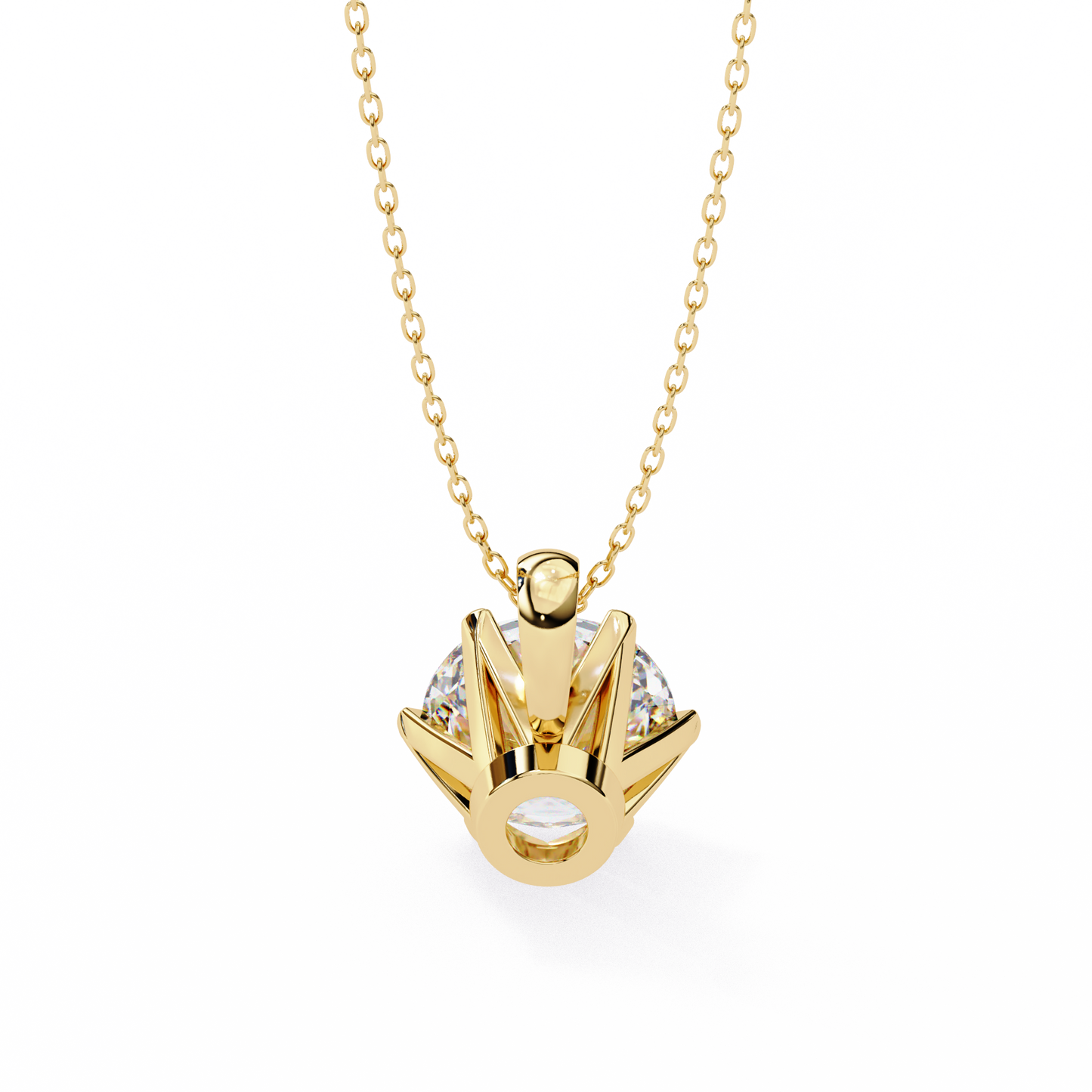 2.20 Ct Round Cut Lab Grown Diamond Six Prong Gold Pendant/CVD Diamond Pendant/Gold Diamond Pendant/2 Ct Diamond Pendant/Solitaire Diamond Pendant/Anniversary Gift For Her/igi Certified/Ethical Diamond/Silver Pendant/Gold Pendant/CVD Diamond Pendant/EF Color Diamond/VS Clarity Diamond/Manmade Diamond/Lab Grown Diamond/Pendant Necklace/Round Cut Diamond/Pendant