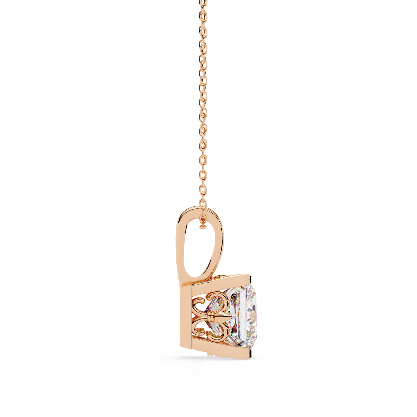 2.62 CT Princess Cut Lab Grown Diamond Solitaire Four Prong Pendant/CVD Diamond Pendant/Gold Diamond Pendant/2 Ct Diamond Pendant/Solitaire Diamond Pendant/Anniversary Gift For Her/igi Certified/Ethical Diamond/Silver Pendant/Gold Pendant/CVD Diamond Pendant/EF Color Diamond/VS Clarity Diamond/Manmade Diamond/Lab Grown Diamond/Pendant Necklace/Princess Cut Diamond/Pendant