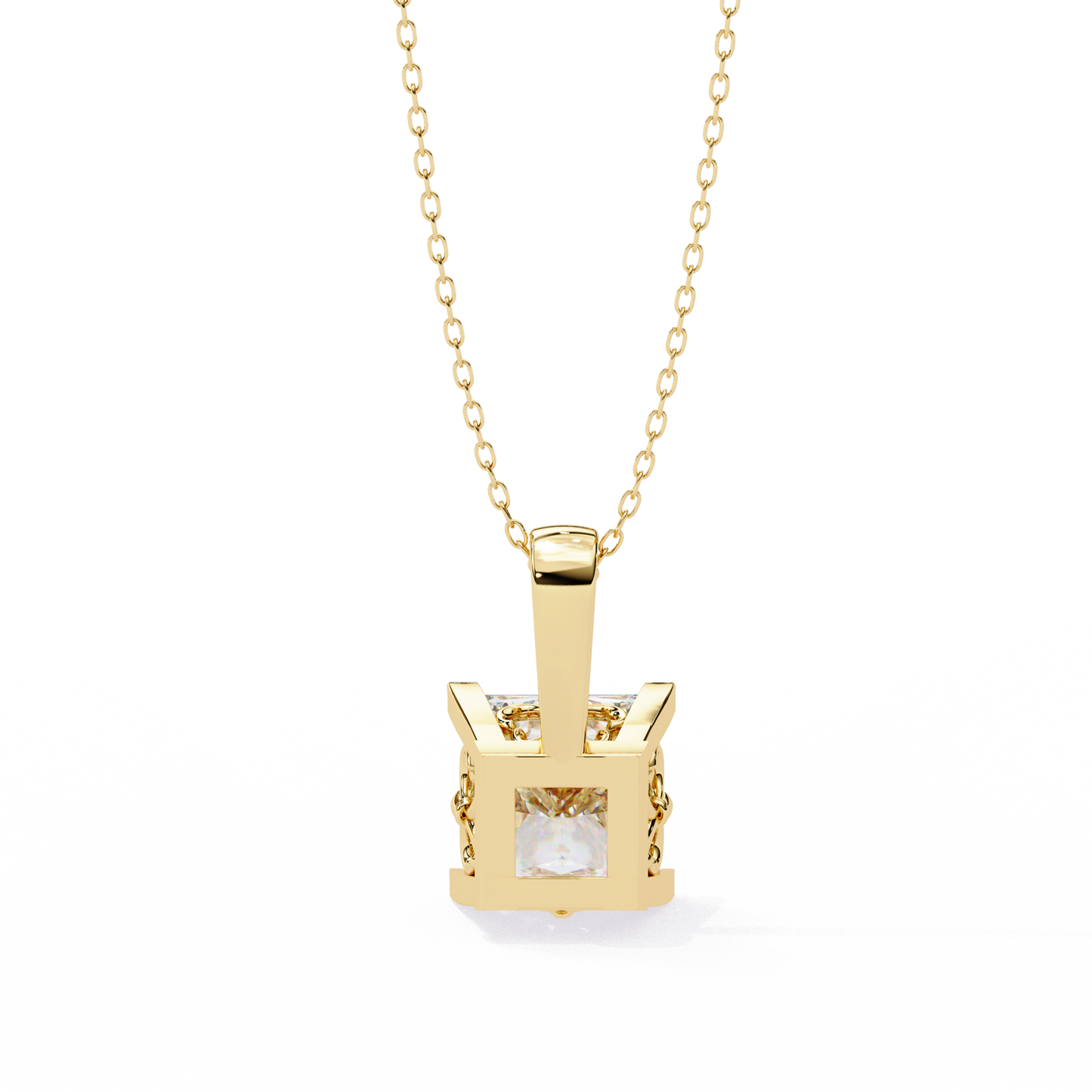 2.62 CT Princess Cut Lab Grown Diamond Solitaire Four Prong Pendant/CVD Diamond Pendant/Gold Diamond Pendant/2 Ct Diamond Pendant/Solitaire Diamond Pendant/Anniversary Gift For Her/igi Certified/Ethical Diamond/Silver Pendant/Gold Pendant/CVD Diamond Pendant/EF Color Diamond/VS Clarity Diamond/Manmade Diamond/Lab Grown Diamond/Pendant Necklace/Princess Cut Diamond/Pendant