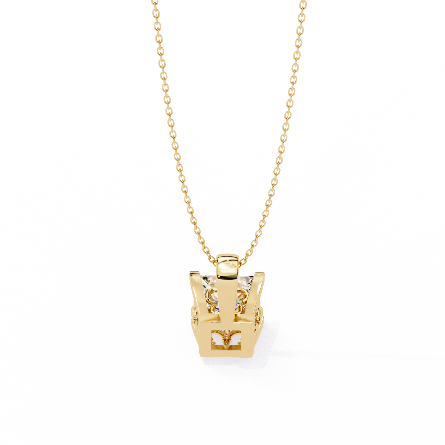 2.62 CT Princess Cut Lab Grown Diamond Solitaire Four Prong Pendant/CVD Diamond Pendant/Gold Diamond Pendant/2 Ct Diamond Pendant/Solitaire Diamond Pendant/Anniversary Gift For Her/igi Certified/Ethical Diamond/Silver Pendant/Gold Pendant/CVD Diamond Pendant/EF Color Diamond/VS Clarity Diamond/Manmade Diamond/Lab Grown Diamond/Pendant Necklace/Princess Cut Diamond/Pendant