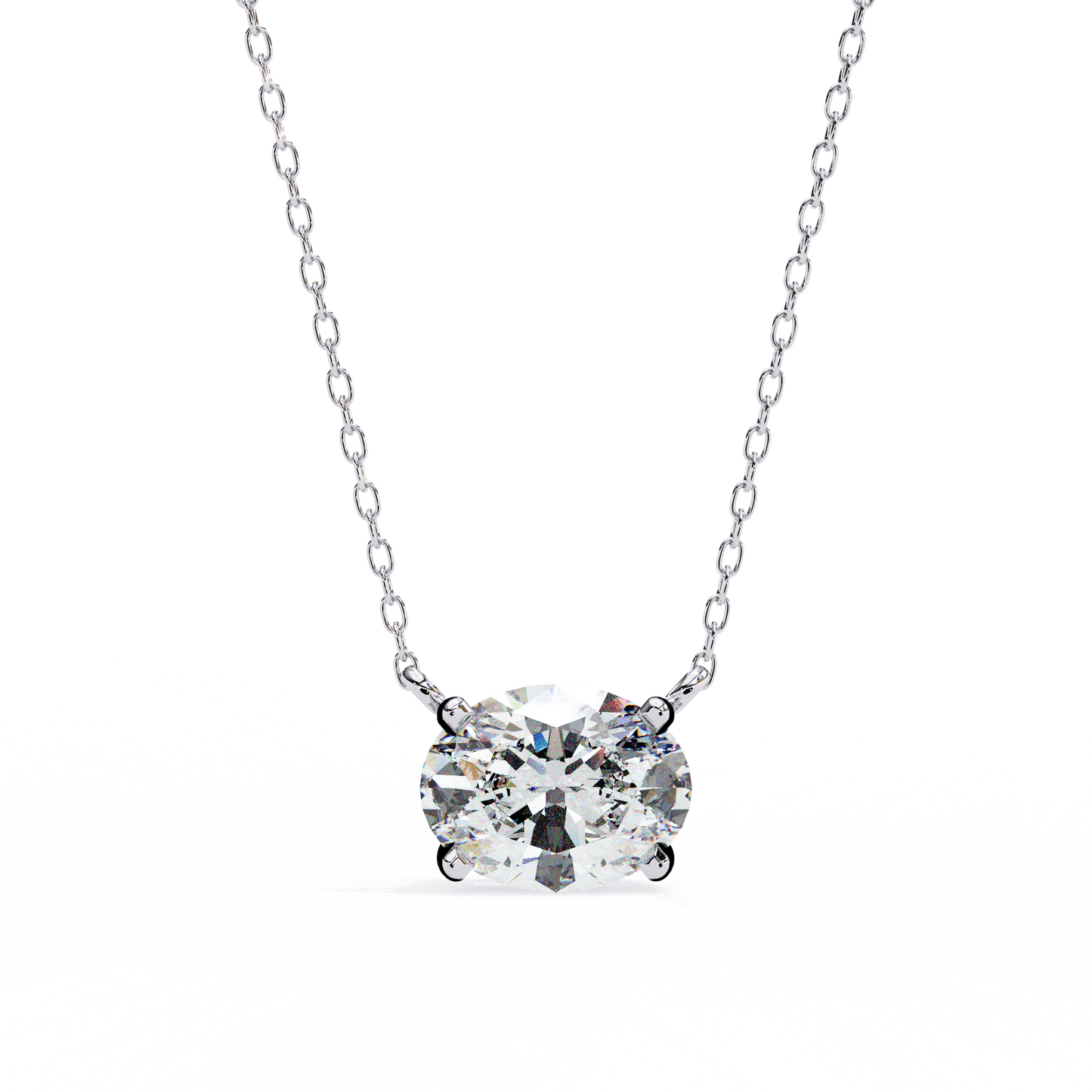 1.66 Ct Oval Cut Lab Grown Diamond Four Prong Pendant/CVD Diamond Pendant/Gold Diamond Pendant/1 Ct Diamond Pendant/Solitaire Diamond Pendant/Anniversary Gift For Her/igi Certified/Ethical Diamond/Silver Pendant/Gold Pendant/CVD Diamond Pendant/F Color Diamond/VS Clarity Diamond/Manmade Diamond/Lab Grown Diamond/Pendant Necklace/Oval Cut Diamond/Pendant