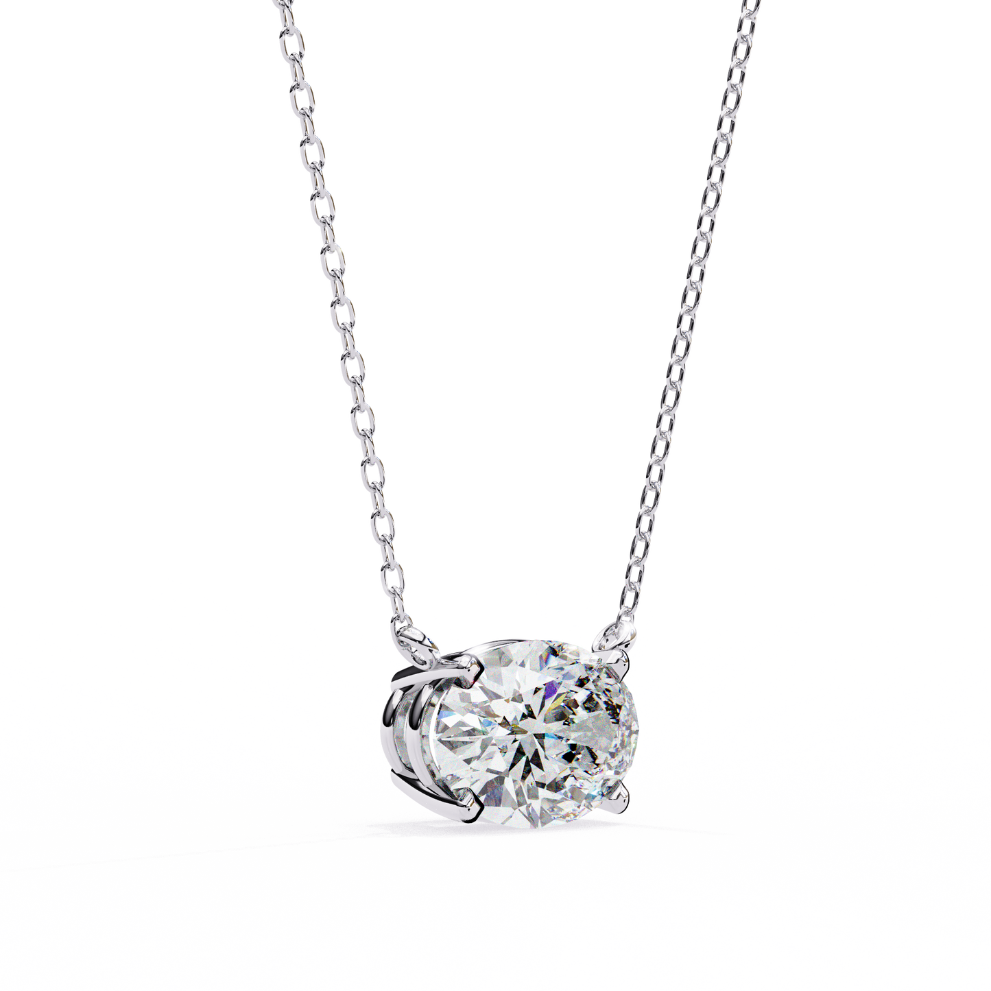1.66 Ct Oval Cut Lab Grown Diamond Four Prong Pendant/CVD Diamond Pendant/Gold Diamond Pendant/1 Ct Diamond Pendant/Solitaire Diamond Pendant/Anniversary Gift For Her/igi Certified/Ethical Diamond/Silver Pendant/Gold Pendant/CVD Diamond Pendant/F Color Diamond/VS Clarity Diamond/Manmade Diamond/Lab Grown Diamond/Pendant Necklace/Oval Cut Diamond/Pendant