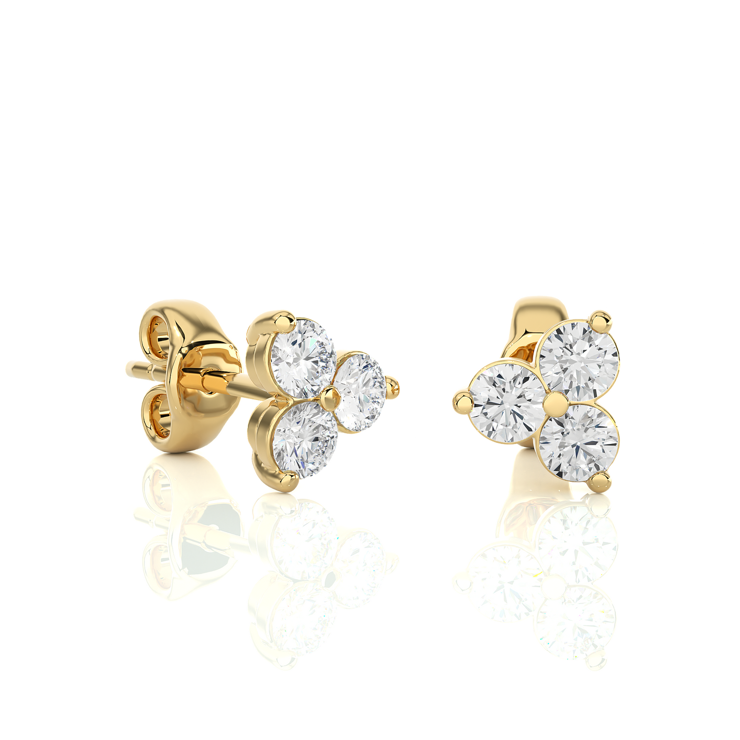 0.66 CTW Round Cut Lab Grown Diamond EF-VS Gold Earring/Round Stone Earrings/Gold CVD Diamond Earring/Anniversary Gift/Solitaire Diamond Stud Earring/1 Ct Diamond Earring/Prong Setting/igi Certified/Stud Earring/Ethical Diamond/Silver Earring/Gold Earring/CVD Diamond Earring/EF Color Diamond/VS Clarity Diamond/Manmade Diamond/Lab Grown Diamond/Round Cut Diamond