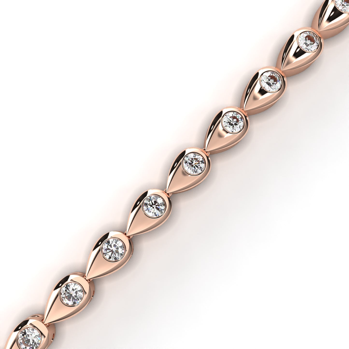1.2 CTW Round Cut Lab Grown Diamond Flus Gold Bracelet/Gold Diamond Bracelet/1 CTW Diamond Bracelet/Solitaire Diamond Bracelet/Anniversary Gift For Her/igi Certified/Ethical Diamond/Silver Bracelet/Gold Bracelet/EF Color Diamond/VS Clarity Diamond/Manmade Diamond/Lab Grown Diamond/Round Cut Diamond/Bracelet