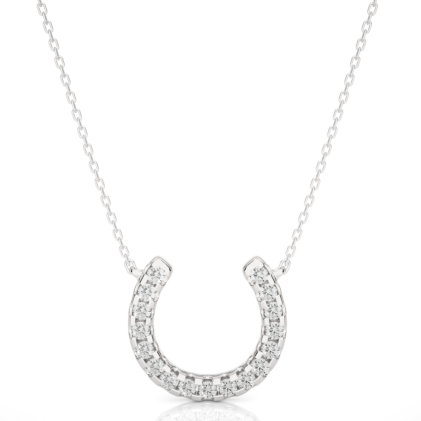0.26 CTW Round Cut Lab Grown Diamond Horseshoe Pendant/CVD Diamond Pendant/Gold Diamond Pendant/1 Ct Diamond Pendant/Solitaire Diamond Pendant/Anniversary Gift For Her/igi Certified/Ethical Diamond/Silver Pendant/Gold Pendant/CVD Diamond Pendant/EF Color Diamond/VS Clarity Diamond/Manmade Diamond/Lab Grown Diamond/Pendant Necklace/Round Cut Diamond/Pendant