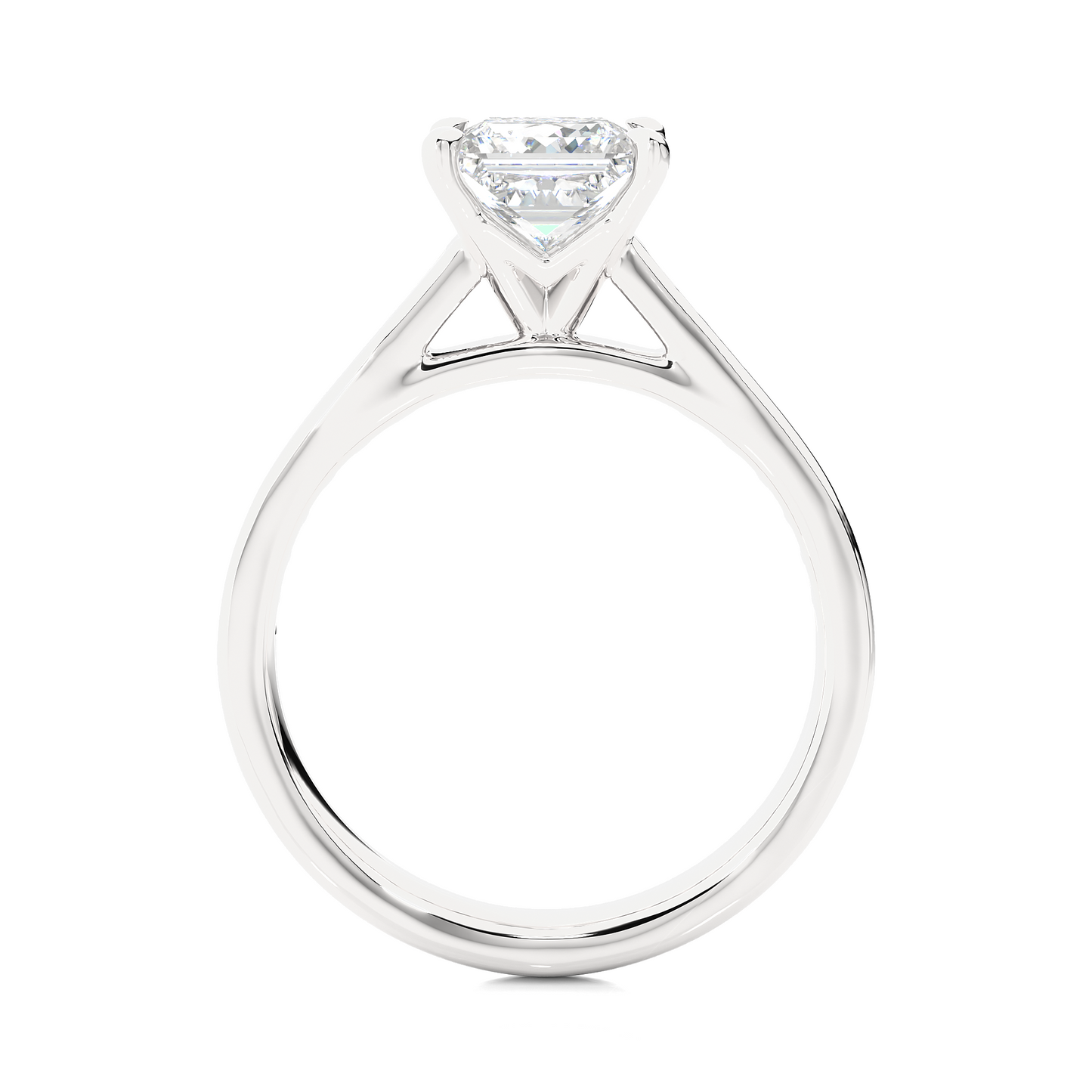 1.95 Ct Princess Cut F-VS1 Lab Grown Diamond Gold Engagement Ring/Wedding Ring/F Color/VS Clarity/1 Ct Diamond Ring/CVD Diamond Ring/Round Cut Diamond/Round Diamond Side Stone/Prong Set/Pave Set/10k Gold/14k Gold/18k Gold/Yellow Gold/White Gold/Rose Gold/Anniversary Gift