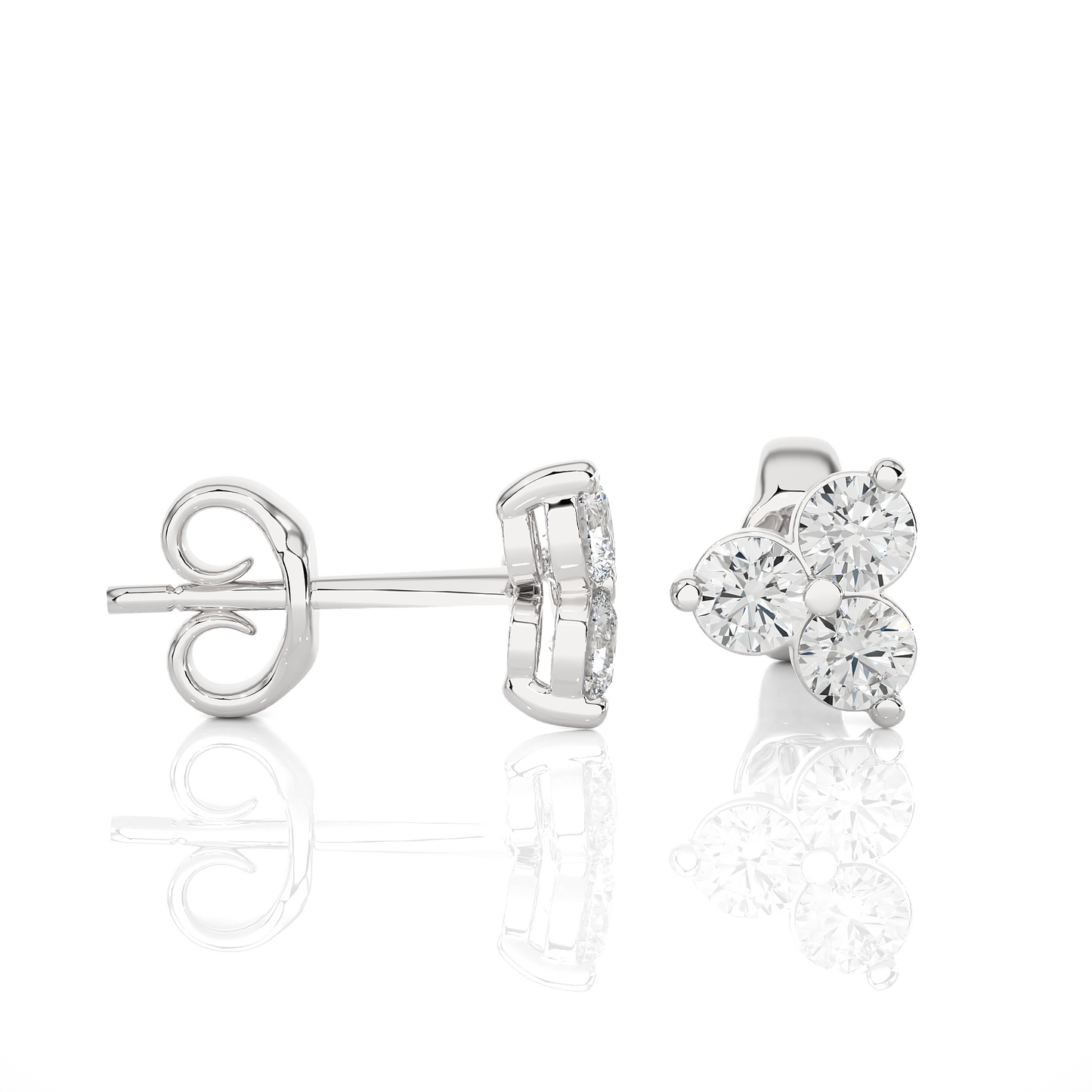 0.66 CTW Round Cut Lab Grown Diamond EF-VS Gold Earring/Round Stone Earrings/Gold CVD Diamond Earring/Anniversary Gift/Solitaire Diamond Stud Earring/1 Ct Diamond Earring/Prong Setting/igi Certified/Stud Earring/Ethical Diamond/Silver Earring/Gold Earring/CVD Diamond Earring/EF Color Diamond/VS Clarity Diamond/Manmade Diamond/Lab Grown Diamond/Round Cut Diamond