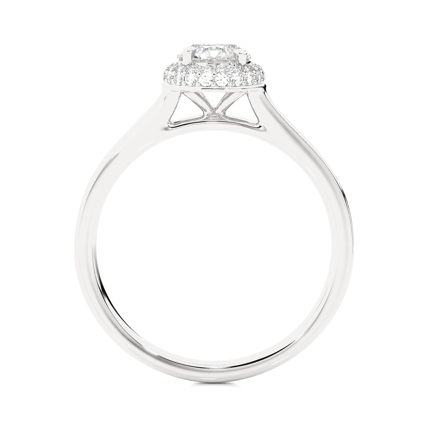 1.02 CT Round E-VS2 Lab Grown Diamond Halo Gold Engagement Ring/Wedding Ring/E Color/VS Clarity/1 Ct Diamond Ring/CVD Diamond Ring/Round Cut Diamond/Round Diamond Side Stone/Prong Set/Pave Set/Halo Set/10k Gold/14k Gold/18k Gold/Yellow Gold/White Gold/Rose Gold/Anniversary Gift