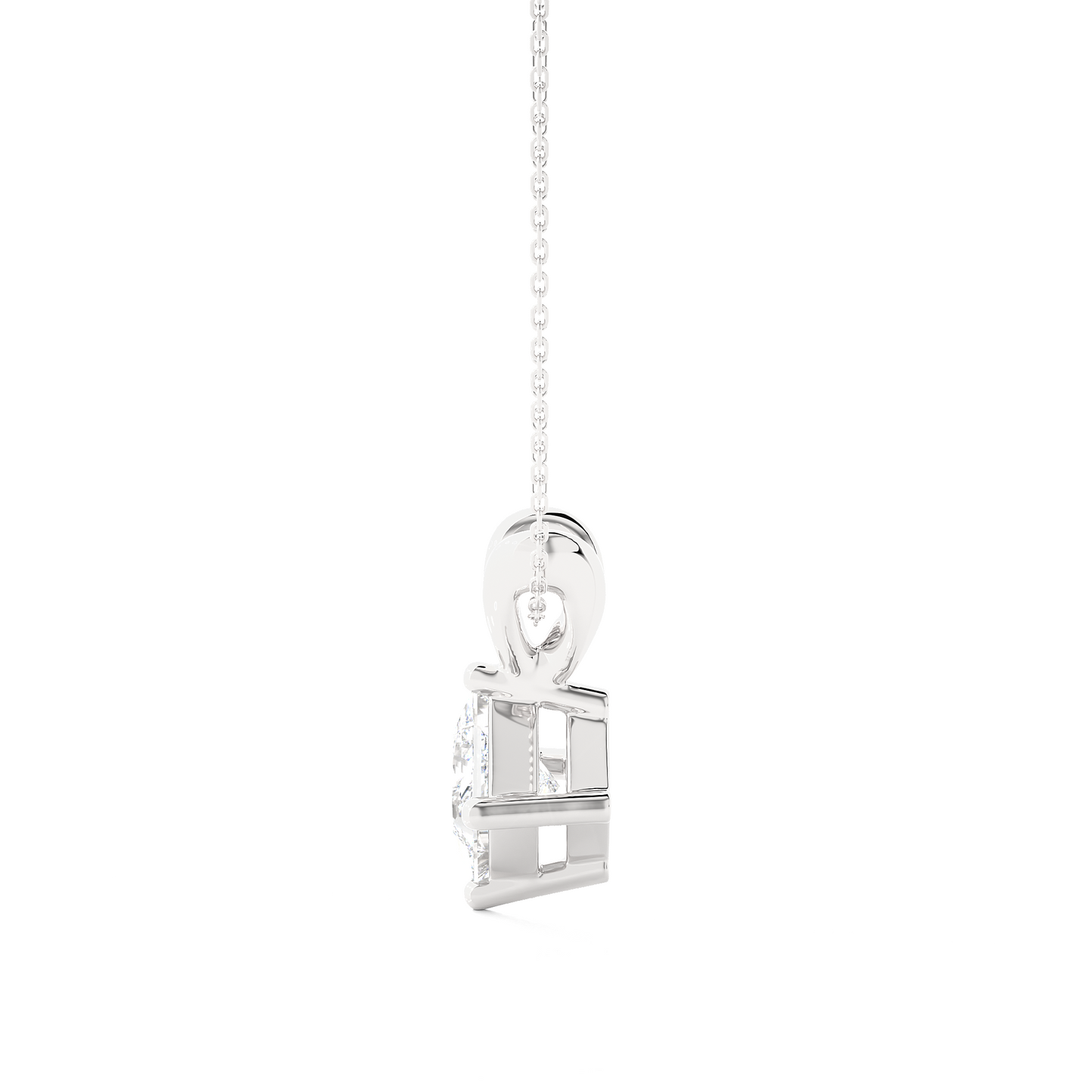 1.15 CT Princess Cut Lab Grown Diamond Solitaire Pendant/CVD Diamond Pendant/Gold Diamond Pendant/1 Ct Diamond Pendant/Solitaire Diamond Pendant/Anniversary Gift For Her/igi Certified/Ethical Diamond/Silver Pendant/Gold Pendant/CVD Diamond Pendant/E Color Diamond/VS Clarity Diamond/Manmade Diamond/Lab Grown Diamond/Pendant Necklace/Princess Cut Diamond/Pendant