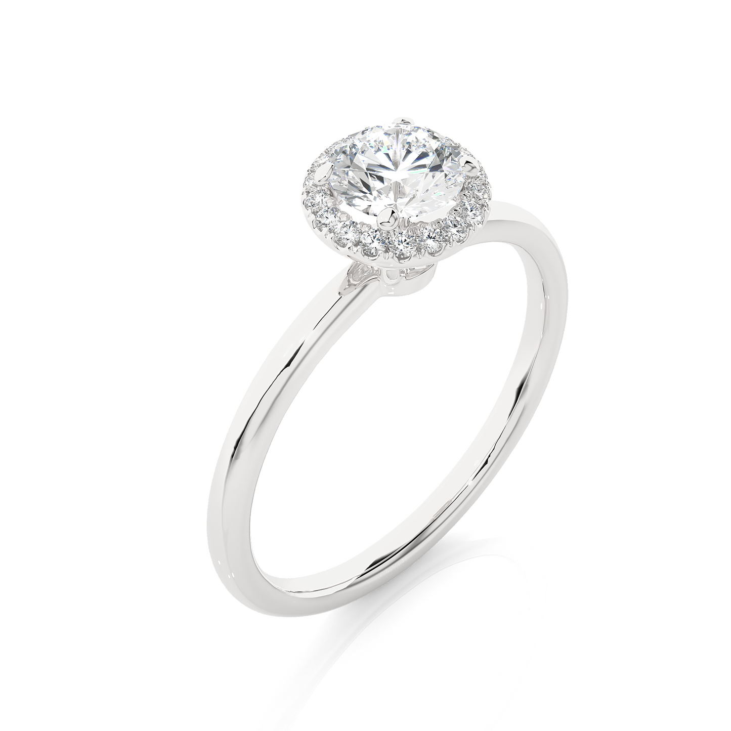 1.00 CT Round Cut E-VS1 Lab Diamond Halo Gold Engagement Ring/Wedding Ring/E Color/VS Clarity/1 Ct Diamond Ring/CVD Diamond Ring/Round Cut Diamond/Round Diamond Side Stone/Prong Set/Pave Set/Halo Set/10k Gold/14k Gold/18k Gold/Yellow Gold/White Gold/Rose Gold/Anniversary Gift