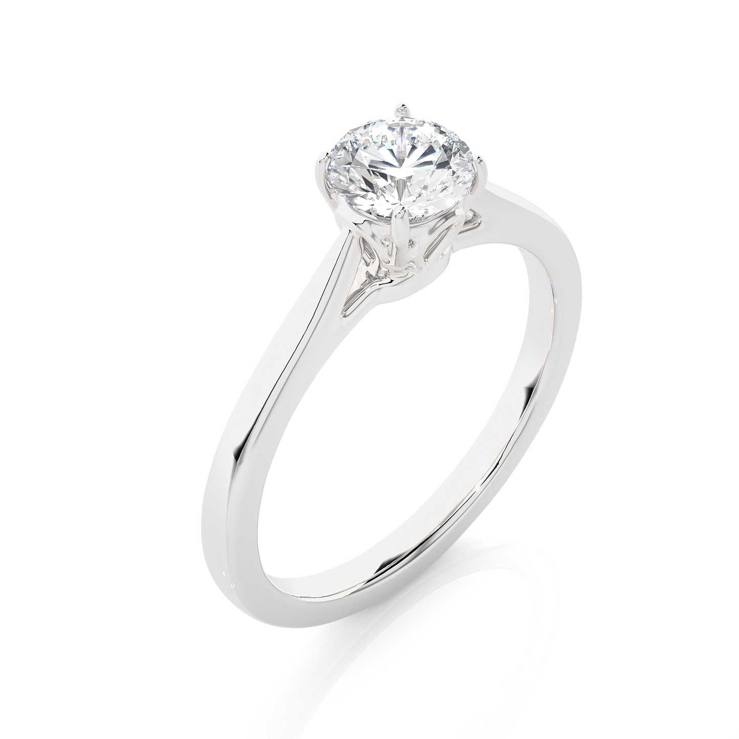 1.5 ct Classic Solitaire Ring/Wedding Ring/F Color/VS Clarity/1 Ct Diamond Ring/CVD Diamond Ring/Round Cut Diamond/Prong Set/10k Gold/14k Gold/18k Gold/Yellow Gold/White Gold/Rose Gold/Anniversary Gift