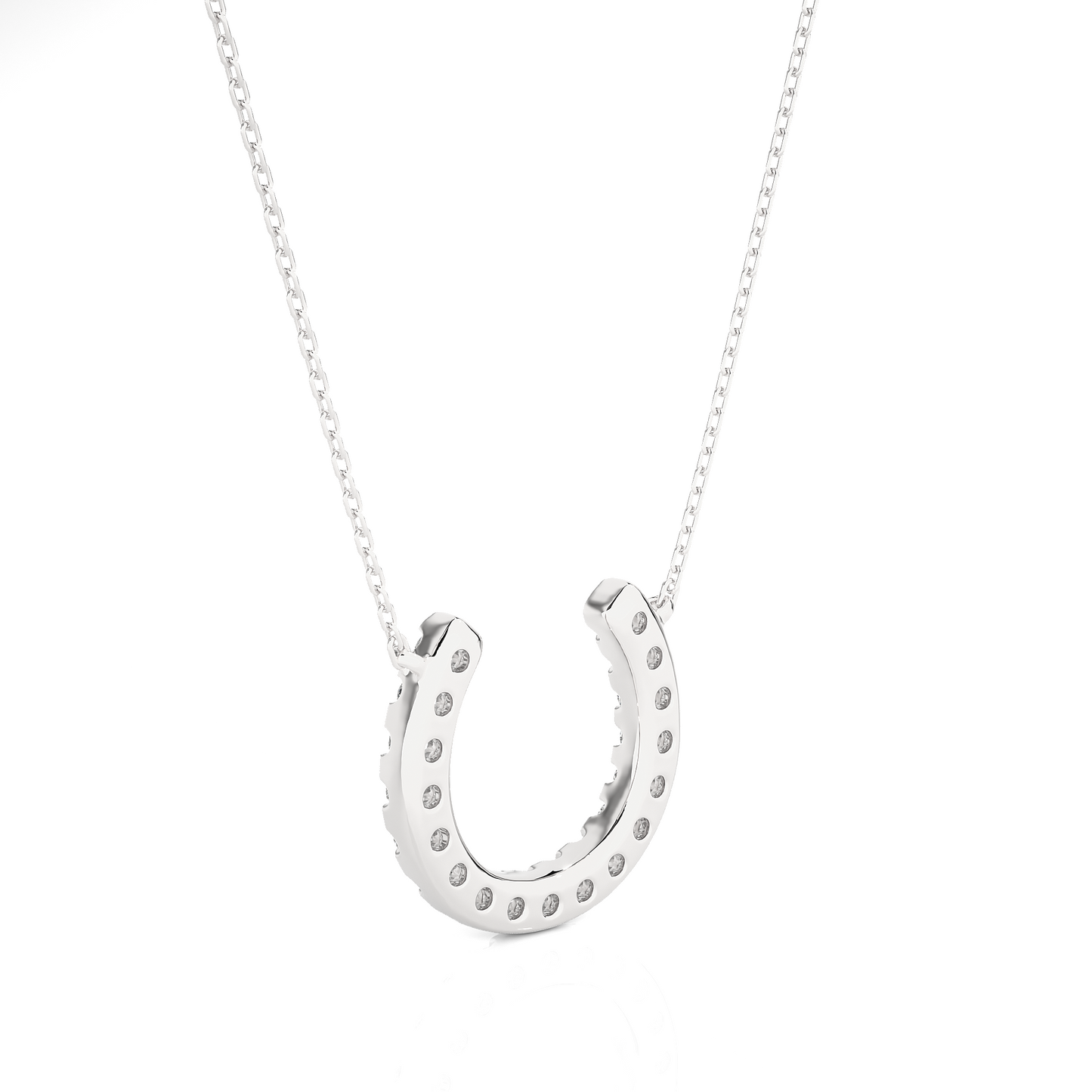 0.26 CTW Round Cut Lab Grown Diamond Horseshoe Pendant/CVD Diamond Pendant/Gold Diamond Pendant/1 Ct Diamond Pendant/Solitaire Diamond Pendant/Anniversary Gift For Her/igi Certified/Ethical Diamond/Silver Pendant/Gold Pendant/CVD Diamond Pendant/EF Color Diamond/VS Clarity Diamond/Manmade Diamond/Lab Grown Diamond/Pendant Necklace/Round Cut Diamond/Pendant