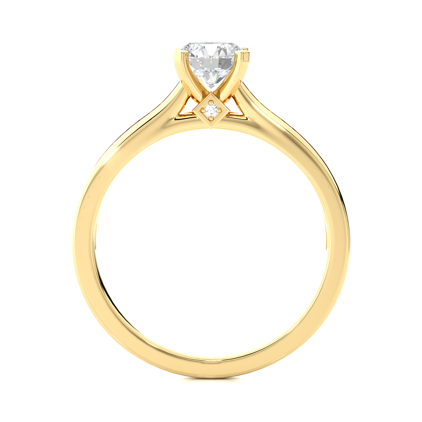 1.16 Ct Round Cut E-VS1 Lab Grown Diamond Engagement Ring/Wedding Ring/E Color/VS Clarity/1 Ct Diamond Ring/CVD Diamond Ring/Round Cut Diamond/Round Diamond Side Stone/Prong Set/Pave Set/10k Gold/14k Gold/18k Gold/Yellow Gold/White Gold/Rose Gold/Anniversary Gift
