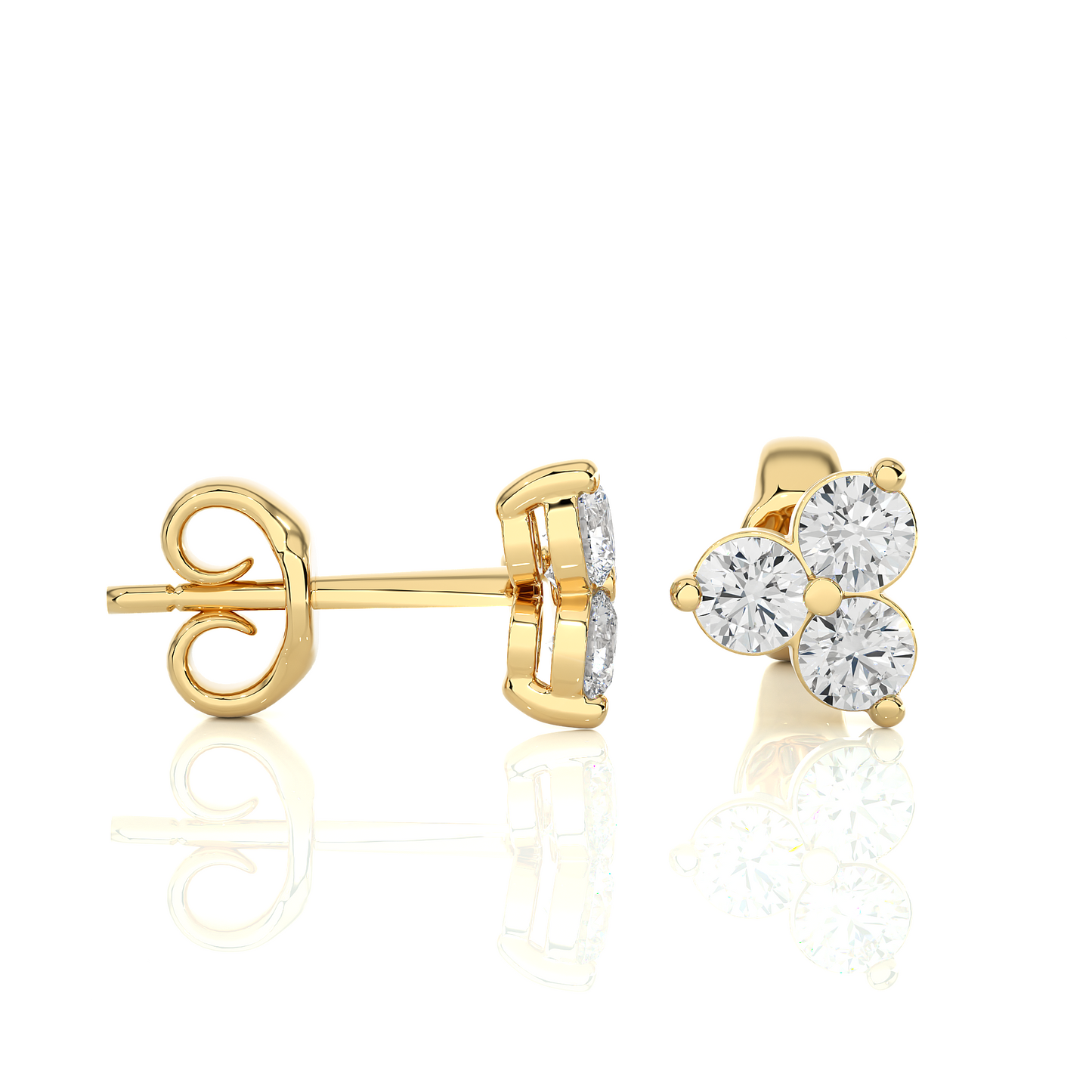 0.66 CTW Round Cut Lab Grown Diamond EF-VS Gold Earring/Round Stone Earrings/Gold CVD Diamond Earring/Anniversary Gift/Solitaire Diamond Stud Earring/1 Ct Diamond Earring/Prong Setting/igi Certified/Stud Earring/Ethical Diamond/Silver Earring/Gold Earring/CVD Diamond Earring/EF Color Diamond/VS Clarity Diamond/Manmade Diamond/Lab Grown Diamond/Round Cut Diamond