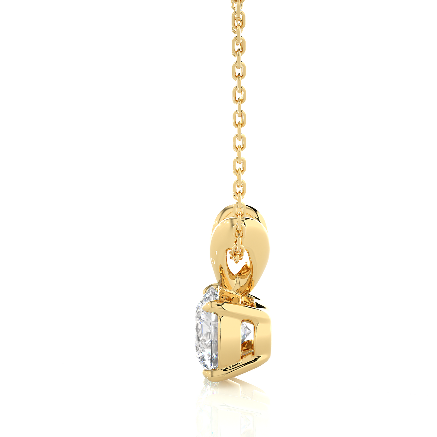 1.03 CT Round Cut Lab Grown Diamond Solitaire Pendant in Prong Setting/CVD Diamond Pendant/Gold Diamond Pendant/1 Ct Diamond Pendant/Solitaire Diamond Pendant/Anniversary Gift For Her/igi Certified/Ethical Diamond/Silver Pendant/Gold Pendant/CVD Diamond Pendant/E Color Diamond/VS Clarity Diamond/Manmade Diamond/Lab Grown Diamond/Pendant Necklace/Round Cut Diamond/Pendant