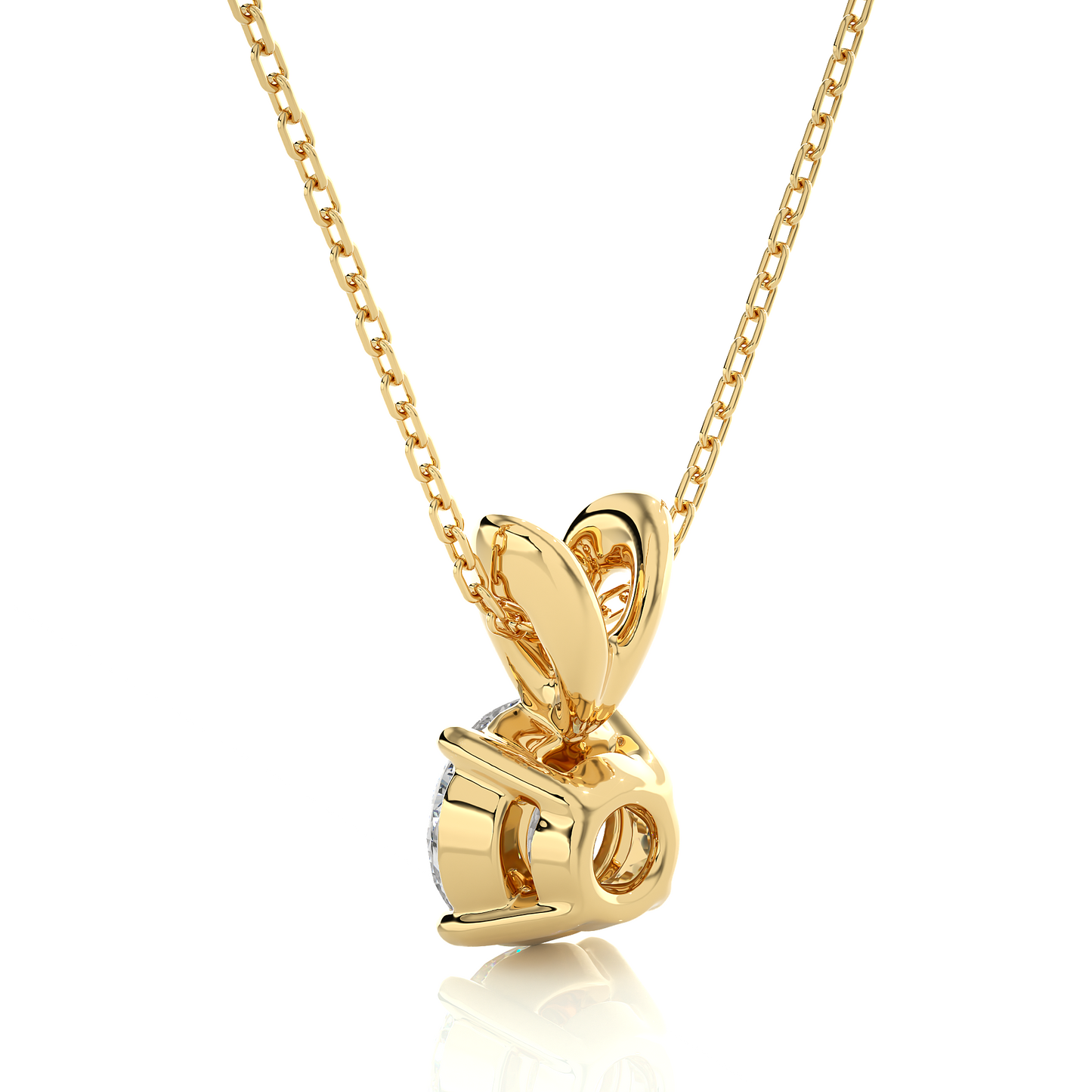 1.03 CT Round Cut Lab Grown Diamond Solitaire Pendant in Prong Setting/CVD Diamond Pendant/Gold Diamond Pendant/1 Ct Diamond Pendant/Solitaire Diamond Pendant/Anniversary Gift For Her/igi Certified/Ethical Diamond/Silver Pendant/Gold Pendant/CVD Diamond Pendant/E Color Diamond/VS Clarity Diamond/Manmade Diamond/Lab Grown Diamond/Pendant Necklace/Round Cut Diamond/Pendant