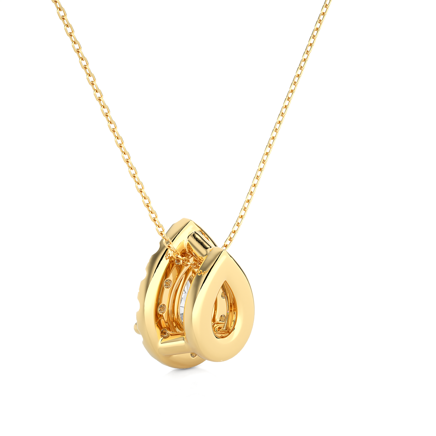 1.25 CT Pear Cut Lab Grown Diamond Halo Gold Pendant/CVD Diamond Pendant/Gold Diamond Pendant/1 Ct Diamond Pendant/Solitaire Diamond Pendant/Anniversary Gift For Her/igi Certified/Ethical Diamond/Silver Pendant/Gold Pendant/CVD Diamond Pendant/EF Color Diamond/VS Clarity Diamond/Manmade Diamond/Lab Grown Diamond/Pendant Necklace/Pear Cut Diamond/Pendant