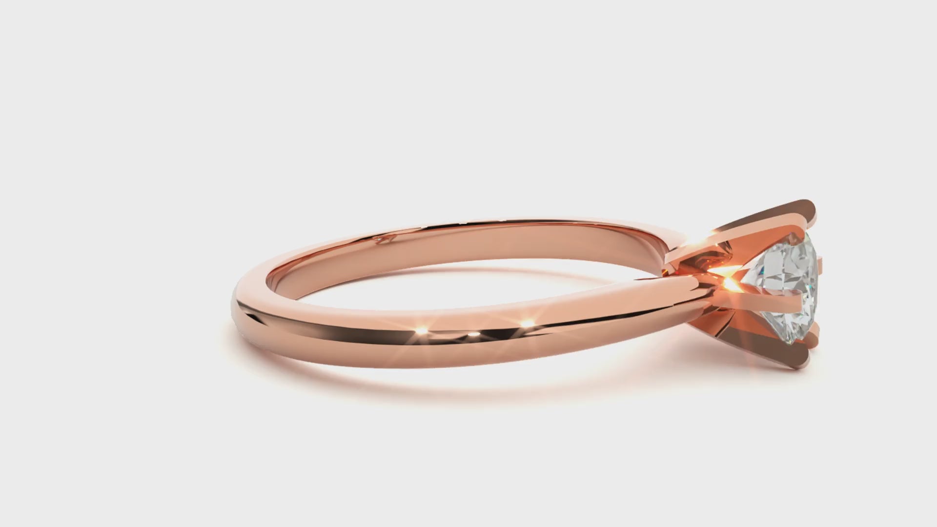 1 ct Six Prong Solitaire Ring/Round Cut Diamond/1 Ct Diamond Ring/Six Prong Setting/CVD Diamond Ring/Engagement Ring/Wedding Ring/White Gold/Rose Gold/Yellow Gold/10k Gold/14k Gold/18k Gold