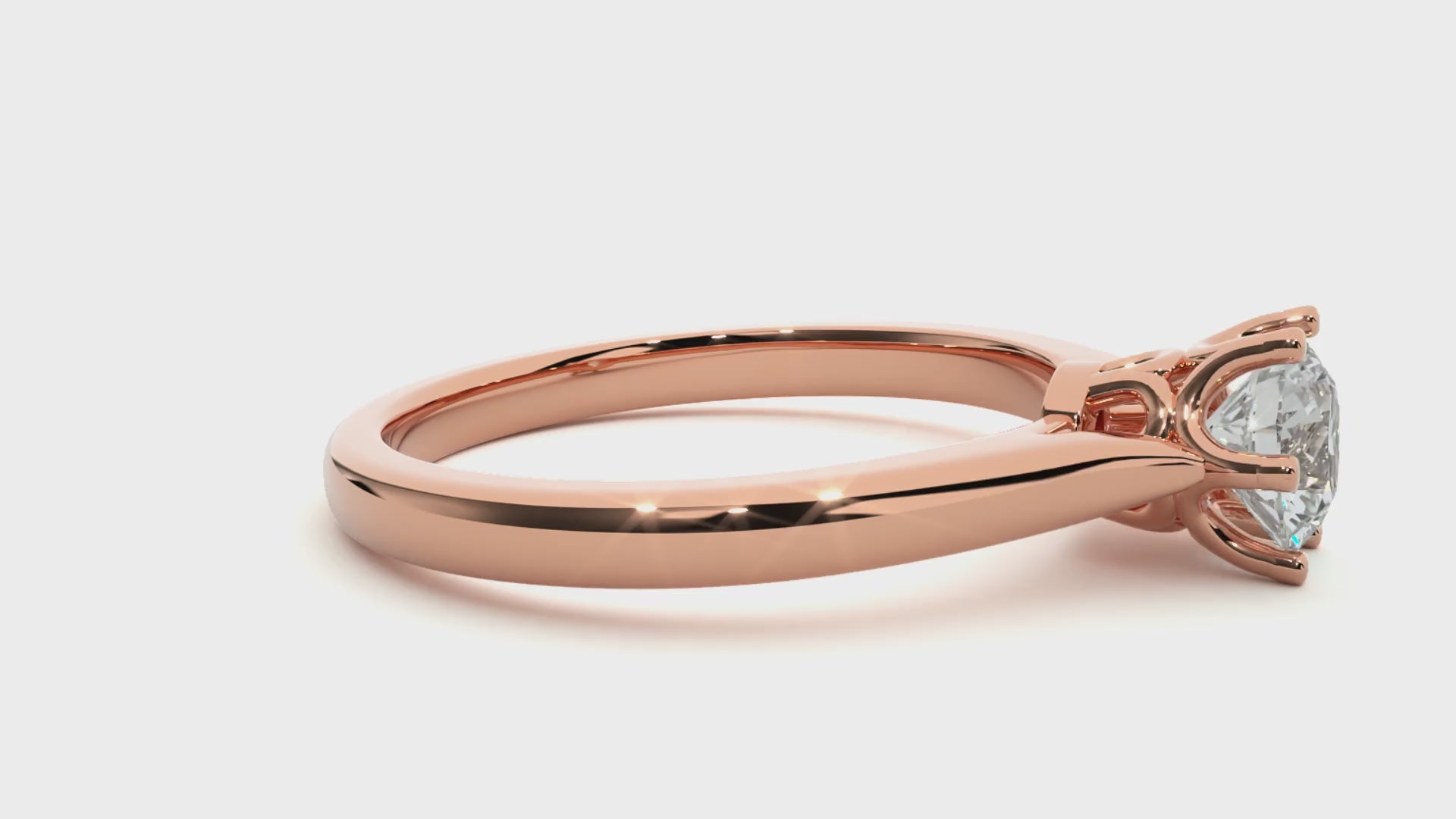 1.5 Ct Crown Solitaire Ring/Engagement Ring/Wedding Ring/E Color/VS Clarity/1 Ct Diamond Ring/CVD Diamond Ring/Round Cut Diamond/Six Prong Set/10k Gold/14k Gold/18k Gold/Yellow Gold/White Gold/Rose Gold/Anniversary Gift