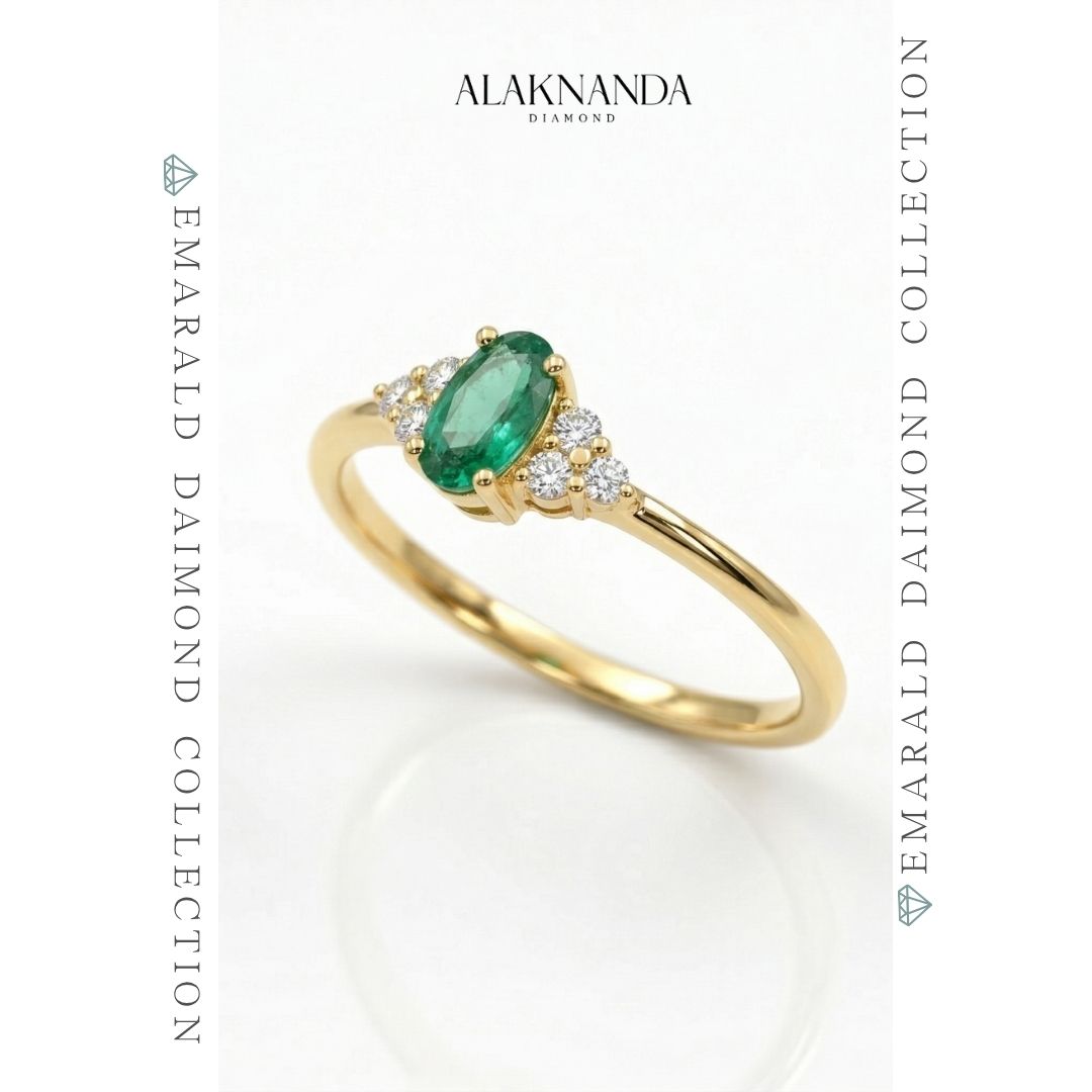 Elegant Emerald Diamond Ring Collection with Timeless Luxury Appeal