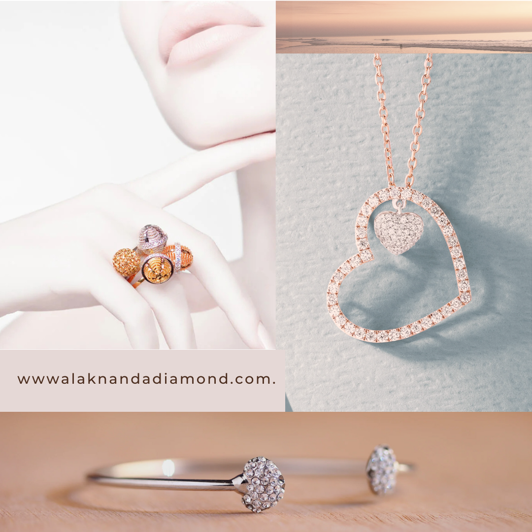 "Elegant Heart-Inspired Diamond Jewelry – Stunning Rings, Necklaces, and Bracelets That Celebrate Love and Style"