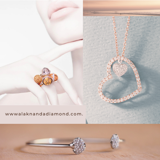 "Elegant Heart-Inspired Diamond Jewelry – Stunning Rings, Necklaces, and Bracelets That Celebrate Love and Style"