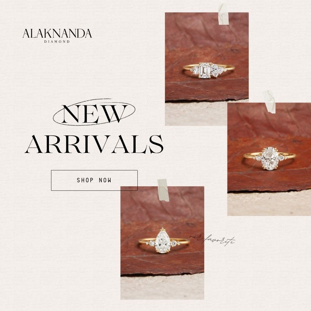 legant Alaknanda Diamond new arrivals showcase delicate gold rings with sparkling stones, timeless designs, refined craftsmanship, perfect for modern lovers.