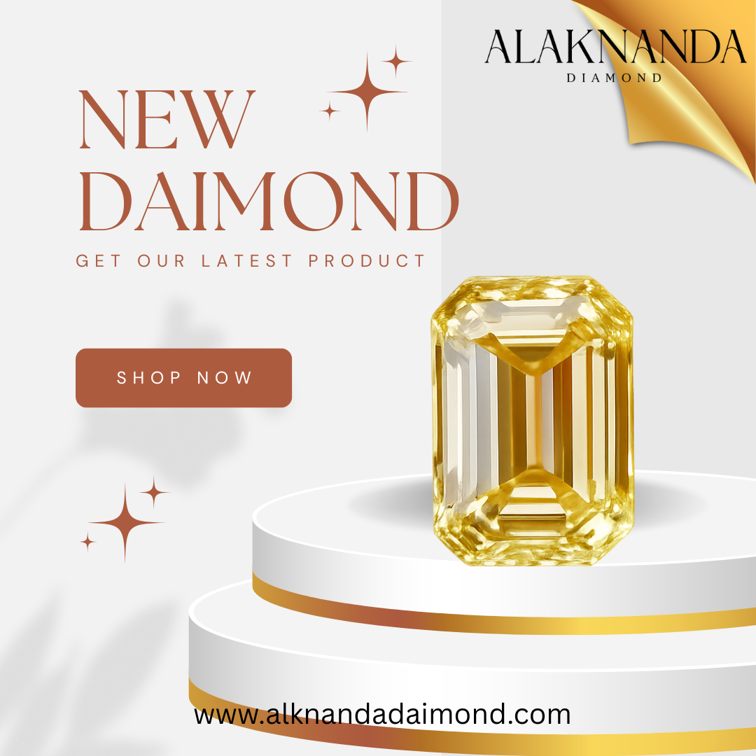 Alaknanda New Yellow Diamond – Brilliantly Cut Gemstone Showcasing Luxury, Radiance, and Timeless Sophistication in Jewelry"