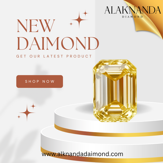 Alaknanda New Yellow Diamond – Brilliantly Cut Gemstone Showcasing Luxury, Radiance, and Timeless Sophistication in Jewelry"