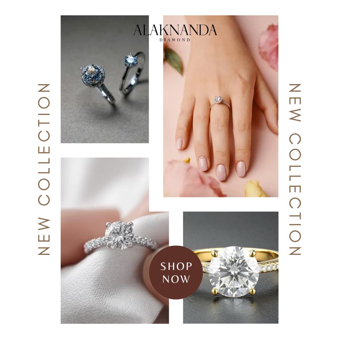 Elegant Diamond Ring New Collection by Alaknanda Diamond Featuring Brilliant Solitaire Engagement Rings Timeless Luxury Designs for Modern Love and Celebrations 💎