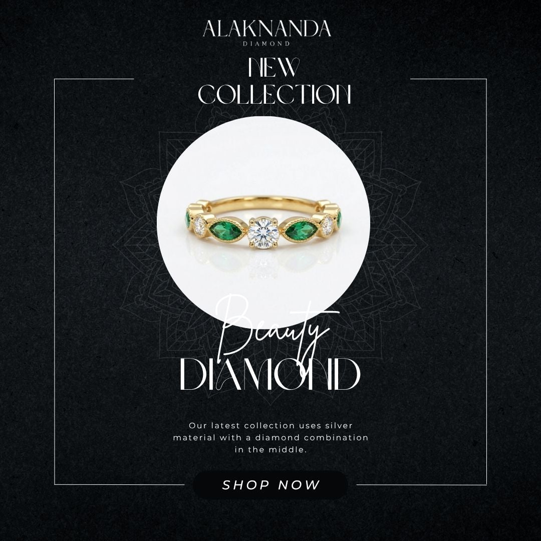 Alaknanda New Diamond Collection Elegant Gold Ring Timeless Beauty