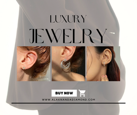 "Elegant Diamond Earrings – Discover Alaknanda’s Signature Sparkle for Effortless Glamour, Grace, and Everyday Beauty"