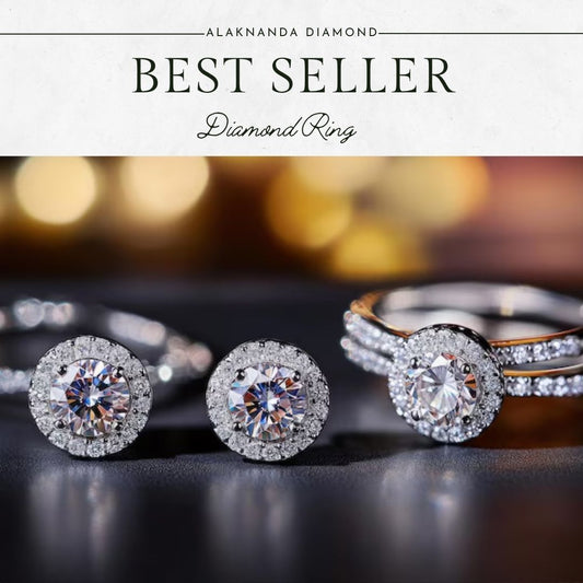 Brilliant Halo Diamond Rings – Alaknanda’s Best-Selling Collection of Radiance, Elegance, and Timeless Sophistication