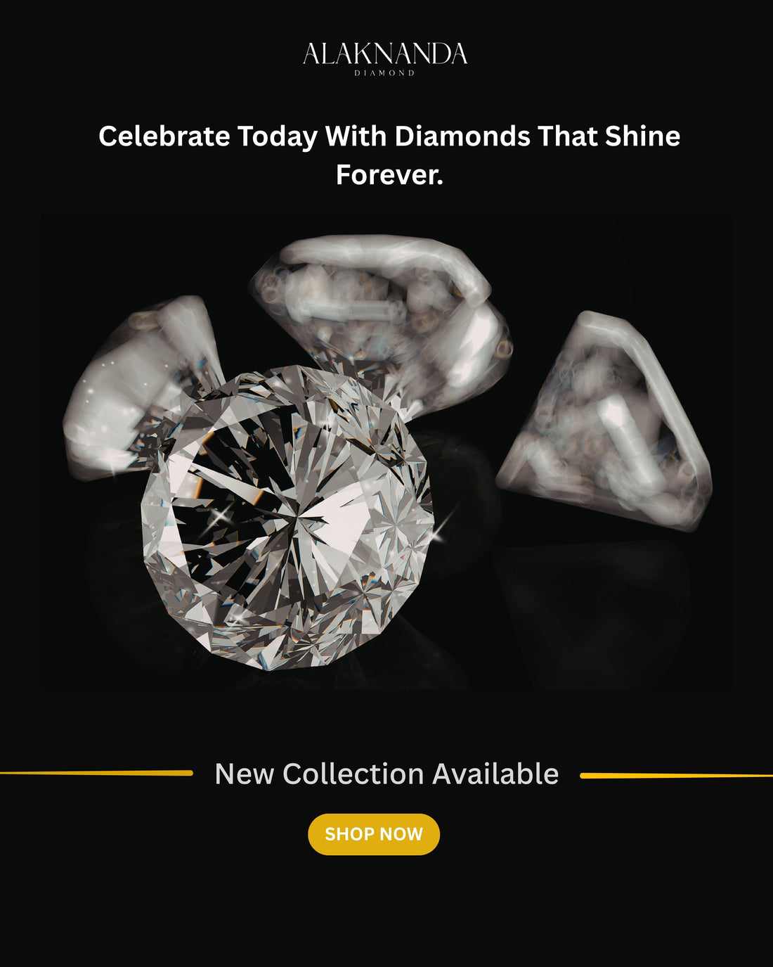 Discover Alaknanda Diamond New Collection Featuring Brilliant Sparkling Diamonds That Celebrate Luxury Elegance Timeless Beauty Perfect For Every Special Moment. 💎✨