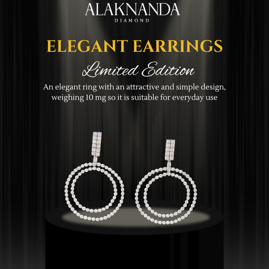 "Elegant Alaknanda Limited Edition Earrings – Timeless Sparkle, Modern Design, and Sophisticated Luxury for Everyday Elegance