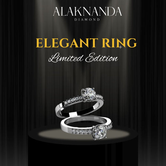 Elegant Limited Edition Diamond Engagement Rings by Alaknanda Diamond Featuring Brilliant Round Solitaire Sparkle in Luxurious White Gold Timeless Romance 💍✨