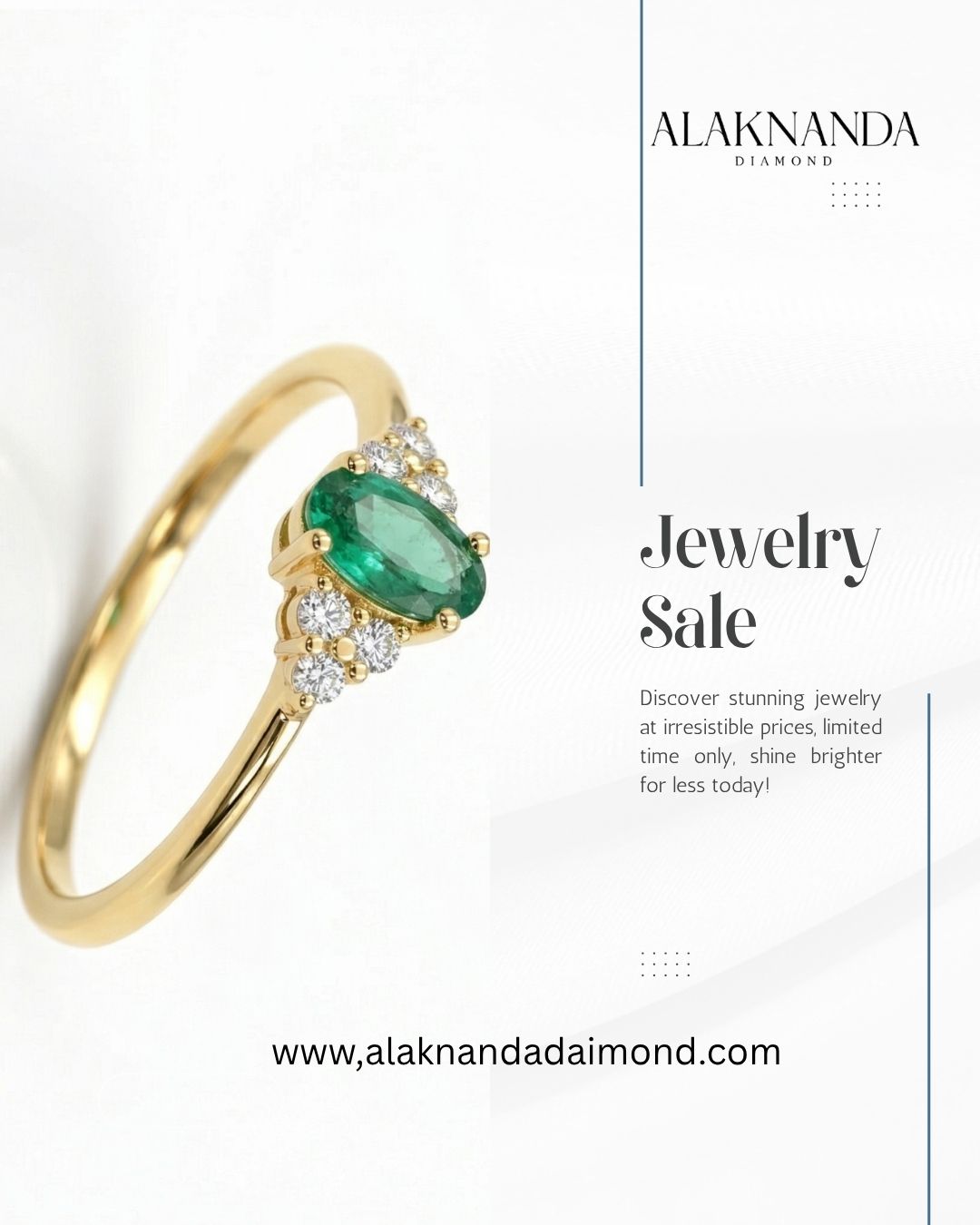 Elegant Emerald Diamond Ring Sale – Timeless Luxury At Best Prices