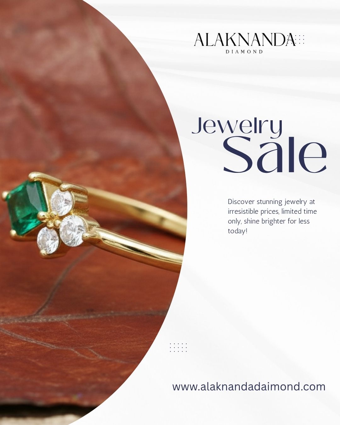 Alaknanda Diamond Jewelry Sale featuring elegant rings, radiant gemstones, timeless designs, and exclusive limited-time offers you don’t want to miss