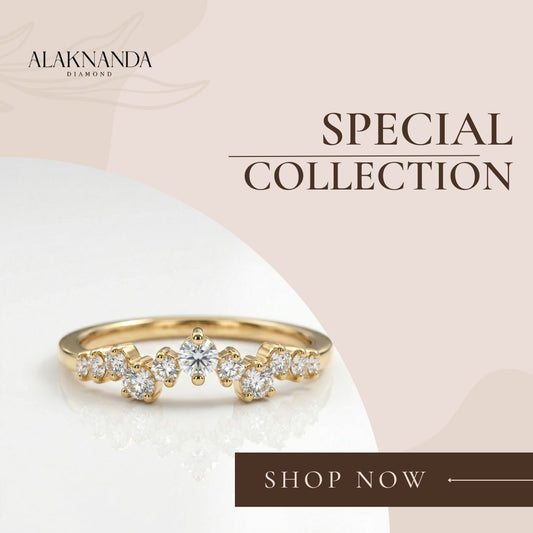 "Alaknanda’s Luxury Jewellery Collection – Exquisite Rings with Samira Hadid Signature Setting for Radiant Brilliance"