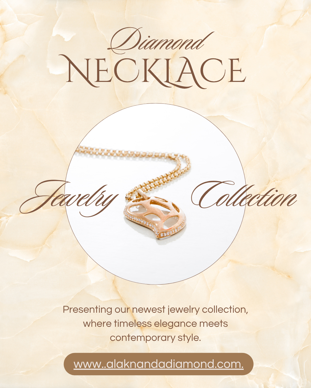 Golden Grace Diamond Necklace: Timeless Elegance and Modern Charm for Every Special Moment and Stylish Occasion