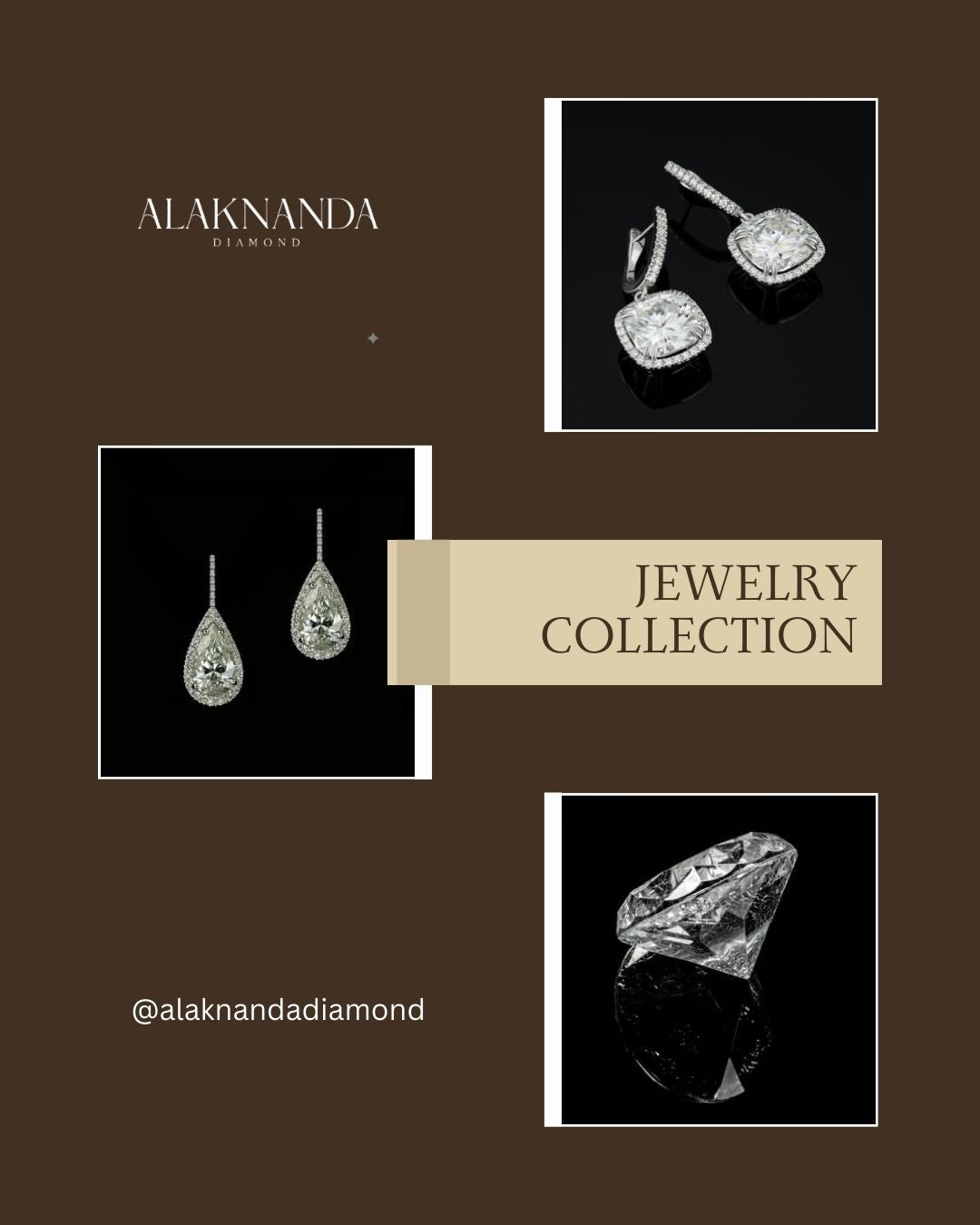 Alaknanda Diamond Jewelry Collection Featuring Elegant Drop Earrings, Brilliant Cuts, Luxury Designs, and Timeless Sparkle for Sophisticated Style and Every Occasion