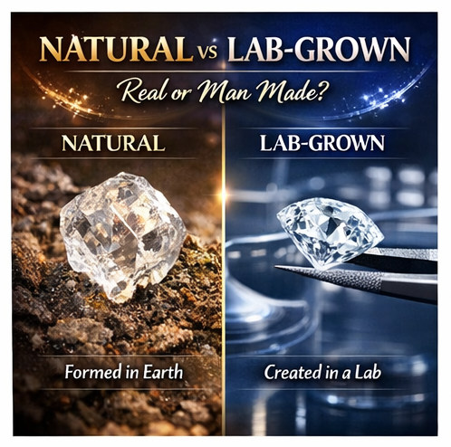 Natural vs Lab-Grown Diamonds: Beauty, Value, and Origin Compared