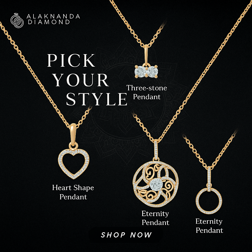 Elegant Pendant Collection: Heart, Three-Stone, and Eternity Designs That Celebrate Beauty, Love, and Timeless Grace