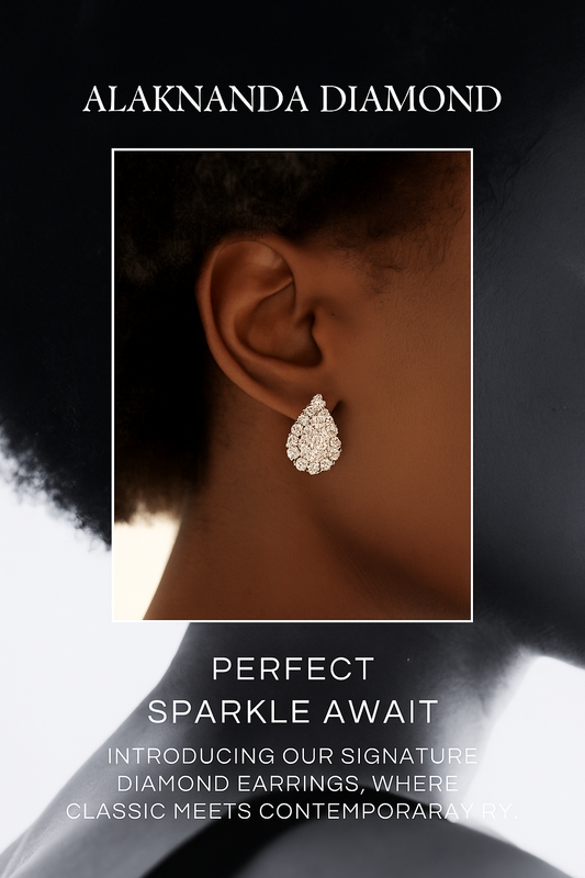Radiant Teardrop Diamond Earrings – Signature Sparkle Blending Timeless Elegance with Bold, Modern Sophistication